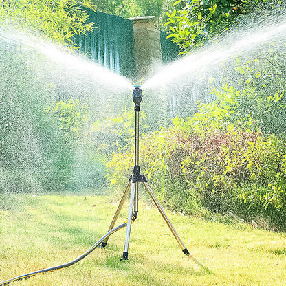 Ortekor Garden Sprinkler System | Adjustable Tripod Sprinkler with 360° Rotation | Efficient Watering Solution for Your Garden