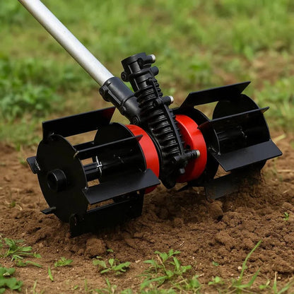 Garden Weeding Wheel | Durable Steel Tool for Effortless Weed Control | Universal Connector for Quick Gardening