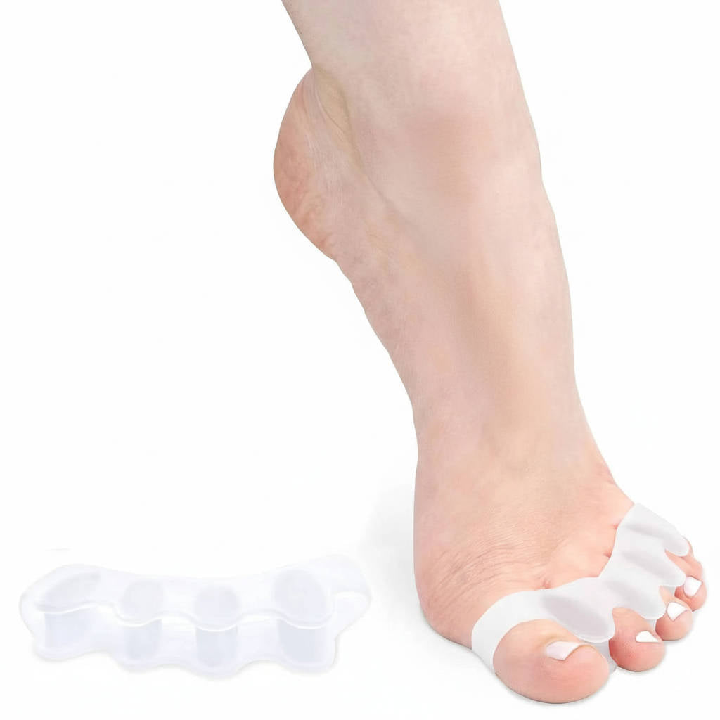 Écarteurs d'orteils en gel souple pour le soulagement des douleurs aux pieds