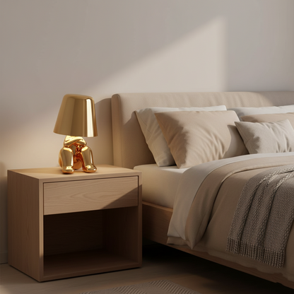 Lampe de bureau LED sans fil avec variateur tactile – Lampe de chevet rechargeable pour chambre à coucher, 23 cm de haut, éclairage d'ambiance portable à lumière chaude avec USB-C