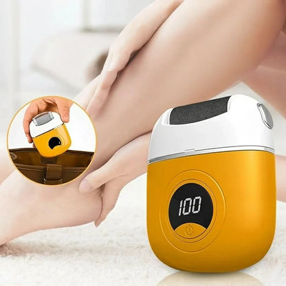 Rechargeable Foot File for Smooth Heels – Waterproof Electric Pedicure Tool for Cracked Skin & Dead Skin Removal at Home