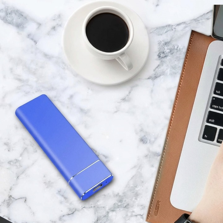 Disque SSD portable 8 To USB-C, stockage externe haute vitesse pour ordinateur portable, ordinateur de bureau, console de jeu, télévision, sauvegarde, boîtier en aluminium