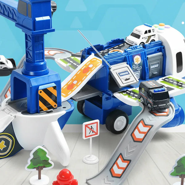 SkyMission | Ensemble de jeu avion d'aventure avec véhicules multiples | Jeu de rôle créatif pour une exploration imaginative