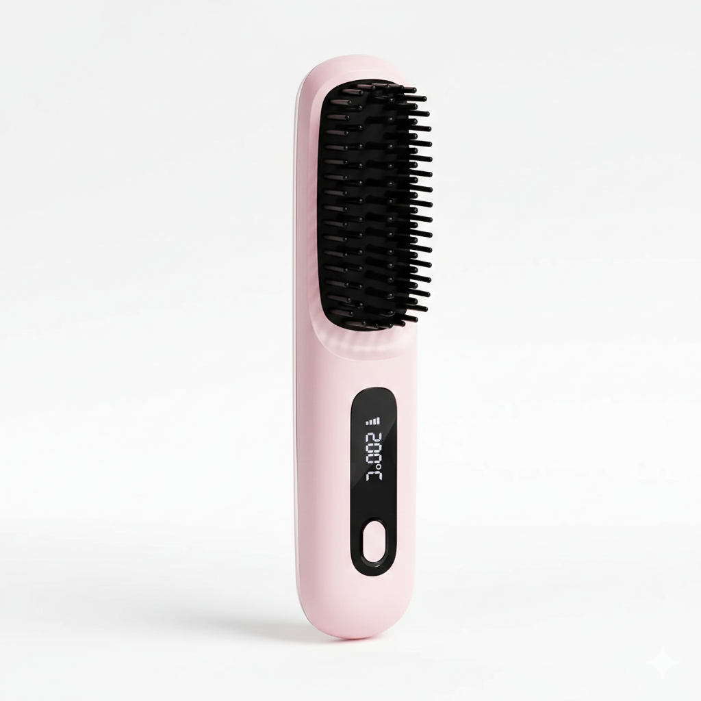 AirLuxe Travel Pro | Sèche-cheveux ionique sans fil avec technologie anti-frisottis | Solution portable pour des cheveux soyeux