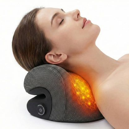 Masseur de nuque chauffant avec réglages de chaleur ajustables