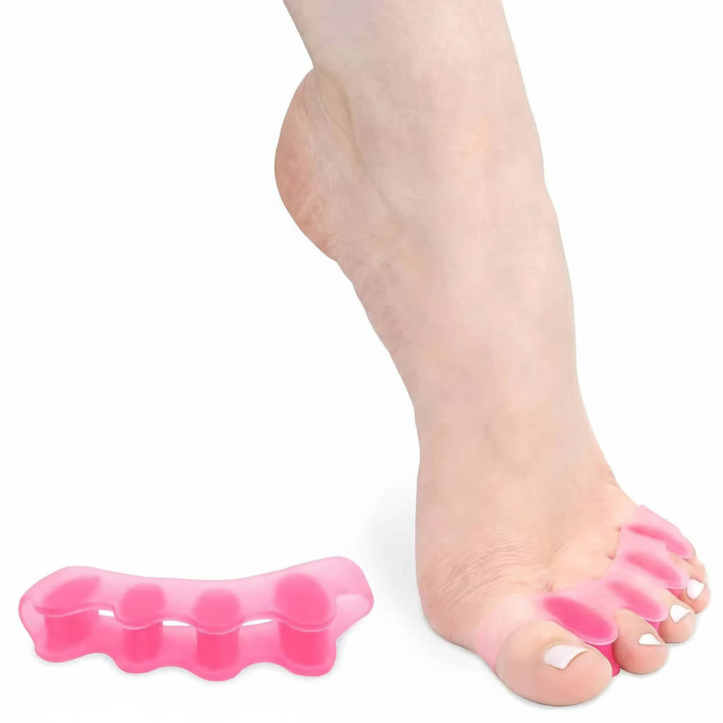 Écarteurs d'orteils en gel souple pour le soulagement des douleurs aux pieds