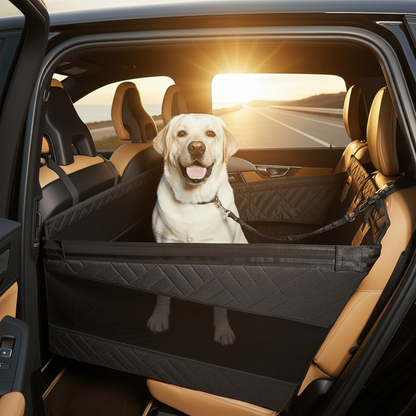 Ortekor | Tapis de voiture imperméable pour chien avec mousse à mémoire de forme et conception antidérapante | Ajustement universel pour le confort et la protection