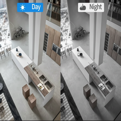 Compact WiFi Security Camera 1080P HD Motion Detection Night Vision Remote Monitor for Home Office Nursery