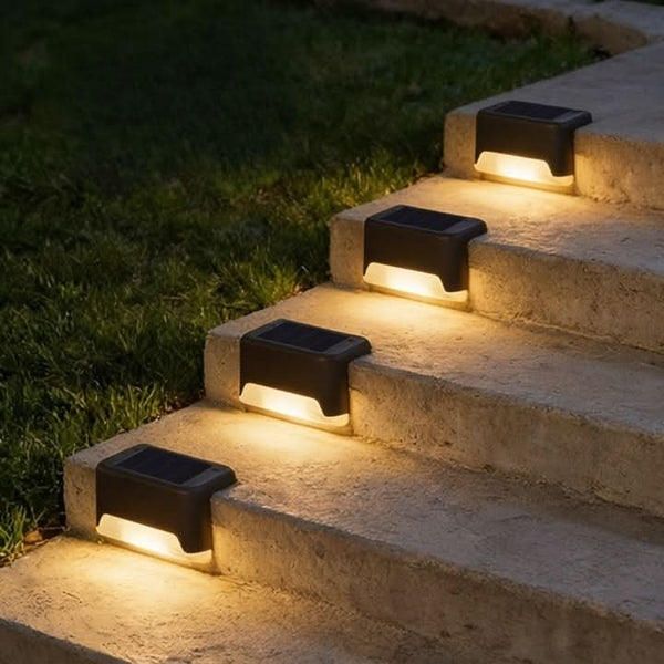 STEPGLINT – Solar Step Lights 8-Piece Set for Automatic Evening Lighting
