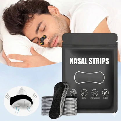 Comfortable Nighttime Nasal Strips for Easy Breathing - Ortekor