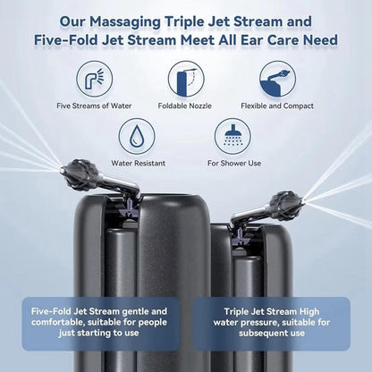 Gentle Ear Cleaning Solution | Adjustable Pressure with Waterproof Design for Comfortable Ear Care