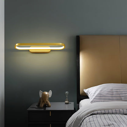 Applique de salle de bain LED 16 pouces finition laiton, température de couleur réglable pour miroir de salle de bain, salle d'eau, coiffeuse, comptoir de maquillage, accessoire moderne