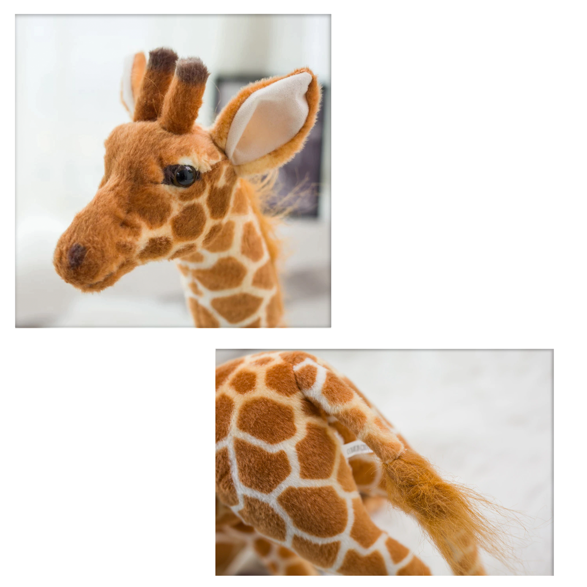 Giant Plush Stuffed Animal | Realistic Giraffe Design for Cozy Cuddles