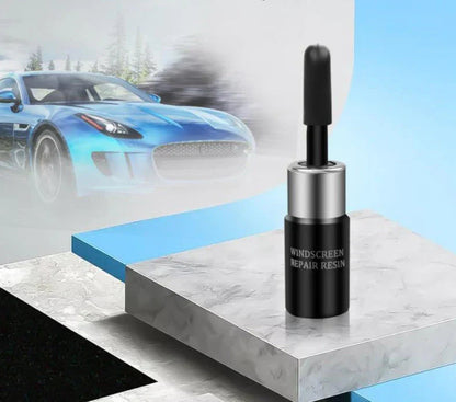 Windshield Repair Kit with Clear Resin, Window Crack Repair for Cars, Glass Repair Kit for Windows and Glass Panels
