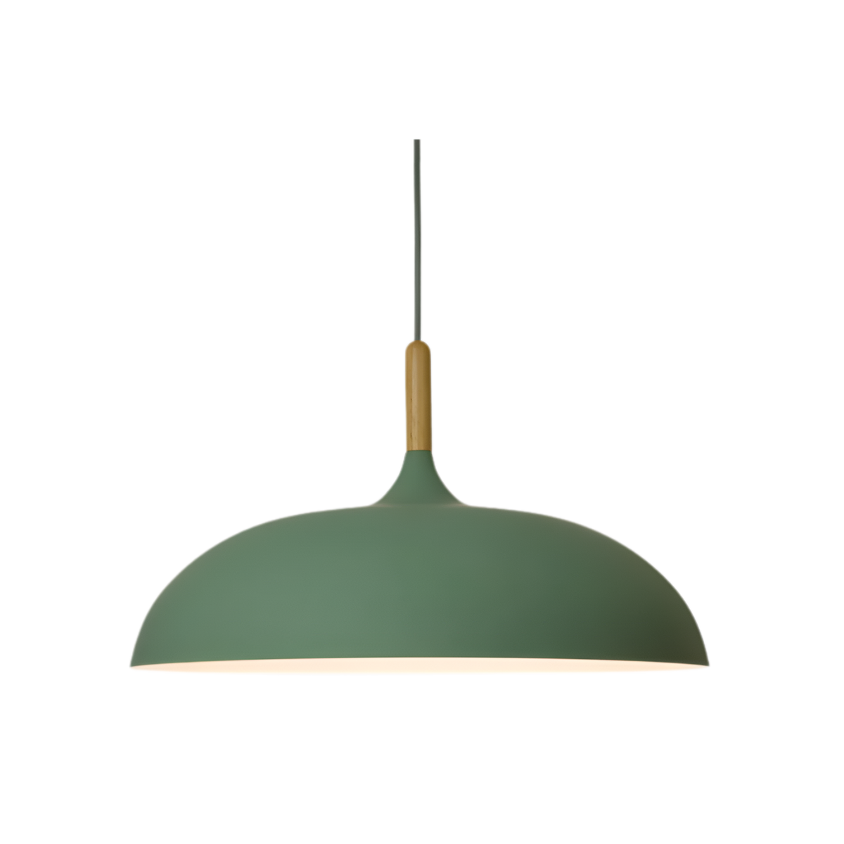 Wood and Iron Drop Light 14-24 Inches Diameter for Kitchen Island Dining Table Modern Minimalist Fixture E27 Socket Cord Height Adjustable