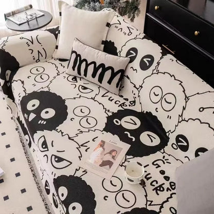 Housse de canapé Gizmo - Imprimé monstre mignon, motif cartoon
