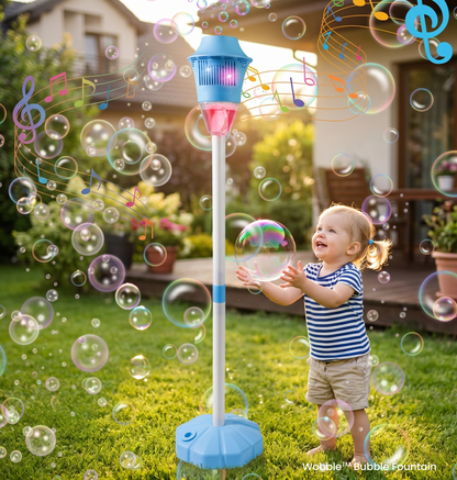 BubbleWobble™ - GlowBurst Bubble Fountain