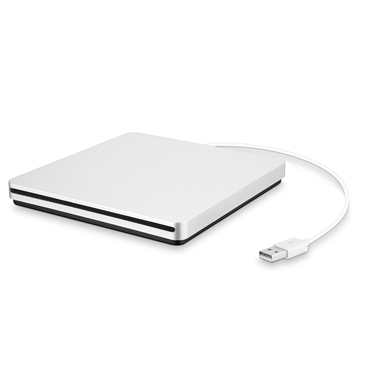 Compact USB CD/DVD Drive for Laptops with Plug-and-Play Functionality | Lightweight Design for On-the-Go Professionals