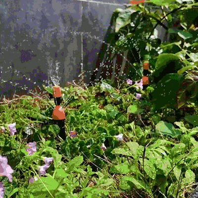 Ortekor Smart Garden Irrigation System | Pro Sprinkler Set with Custom Nozzles for Efficient Water Conservation