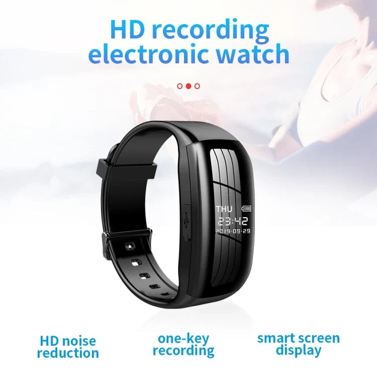 Spy Camera Watch with 1080P HD Video, Wearable Mini Camera with Voice Activated Recording for Personal Safety