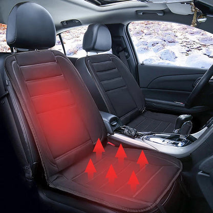 12V Car Seat Heating Pad Full Body Warmer for Winter Driving with Fast Heat-Up & Universal Fit for SUVs Trucks Vans