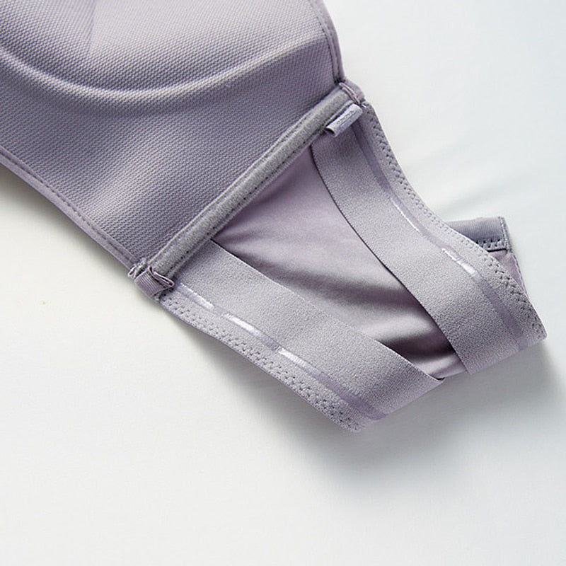 Strapless Bra with Silicone Grip – Seamless Wireless Push-Up for Off-Shoulder Tops, Backless Dresses, Everyday Comfort & Wedding Wear