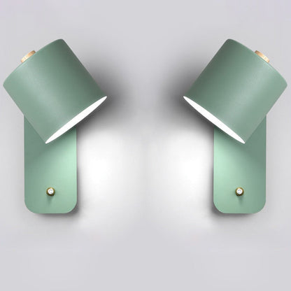 Metal Wall Sconce with On/Off Switch – LED Reading Light for Bedroom, Living Room & Hallway – Modern Minimalist Lighting Fixture