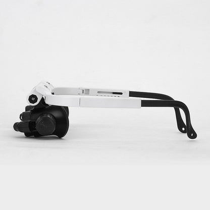 LED Head-Mounted Magnifying Glasses with 8x 15x 23x Lenses for Jewelry Repair Watch Making Reading Crafts Close Work