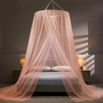 Pop-Up Mosquito Net Tent for Full Size Bed – Freestanding Bug Screen for Bedroom & Camping Travel