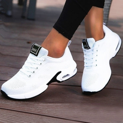 Women's Cushioned Walking Sneakers with Arch Support – Ergonomic Athletic Shoes for Daily Comfort, Training & Active Lifestyle