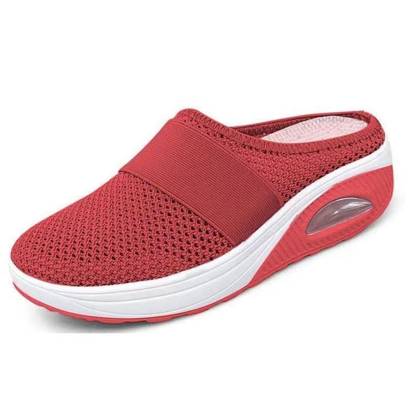 Women's Cushioned Walking Sneakers with Air Sole Technology for All-Day Comfort and Joint Support