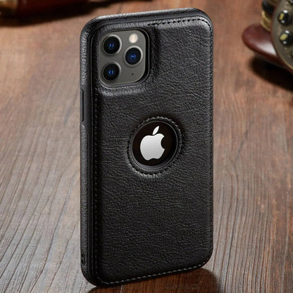 Leather Fitted iPhone 11 / 11 Pro / 11 Pro Max Shell – Edge Guard, Camera Lift, Full-Button Coverage