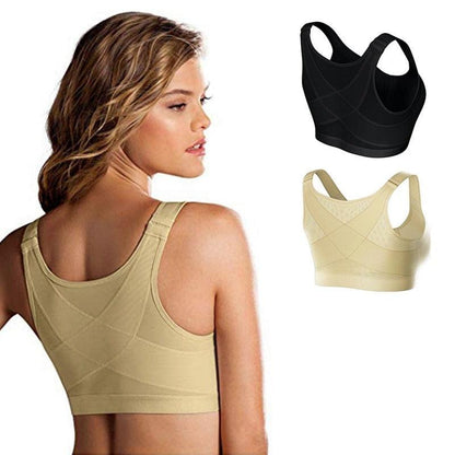 Women's Back Support Bra with Shoulder Alignment for Better Posture and Comfort