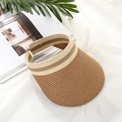 Chapeau de soleil pliable et réglable à large bord pour une protection anti-UV – Idéal pour la plage, le golf et les activités en plein air