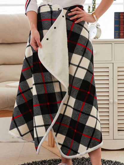 Wearable Heated Throw Blanket for Women – Portable Electric Wrap with Cozy Fleece – Hands-Free Design for Shoulders & Lap – Perfect for