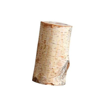 Natural Wood Tealight Stand 2-8 Inches Farmhouse Table Accent Organic Bark Texture Mantel Display Home Centerpiece Décor