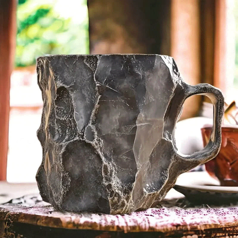 Geometric Crystal Glass Coffee Mug 12 oz Luxury Faceted Diamond Design Tea Cup for Home Office Kitchen Daily Use Hot Cold Beverages
