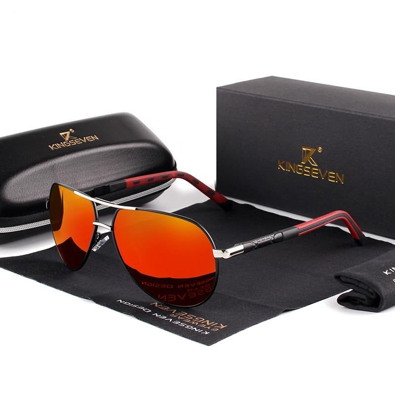 Polarized Aluminum Frame Sunglasses for Men & Women – UV400 Protection