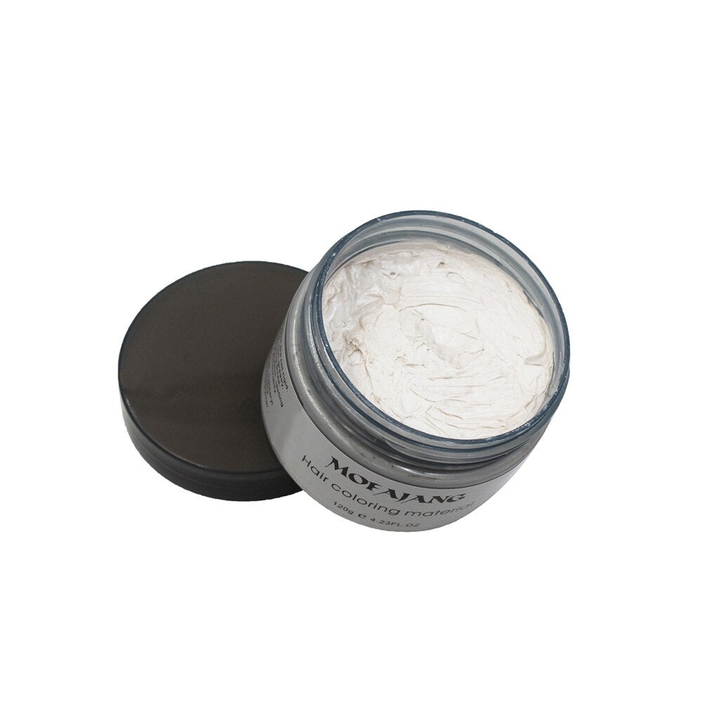 Temporary Hair Color Styling Wax - Washable Hair Dye for Bold Looks - 4.2 oz Jar
