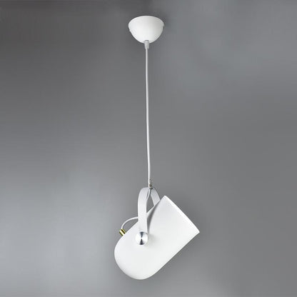 Adjustable Metal Drop Ceiling Fixture E27 Socket Warm Glow Tilting Shade Over Island Counter Dinette Task Modern Minimal Scandinavian Style