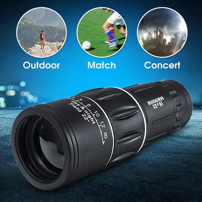 Adventure View | HD Monocular with Photo & Video Capture | Durable Design for Outdoor Exploration