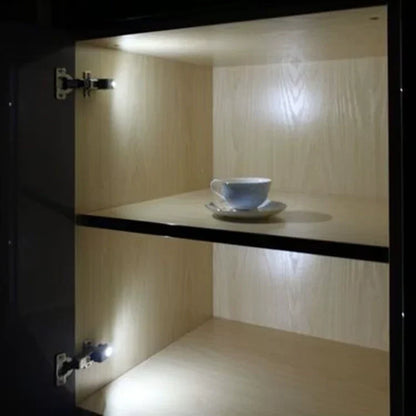 Motion-Activated Cabinet Hinge Lights with Auto On/Off Sensor for Kitchen Closet Cupboard Pantry Wardrobe Storage | 10-Pack Battery Operated