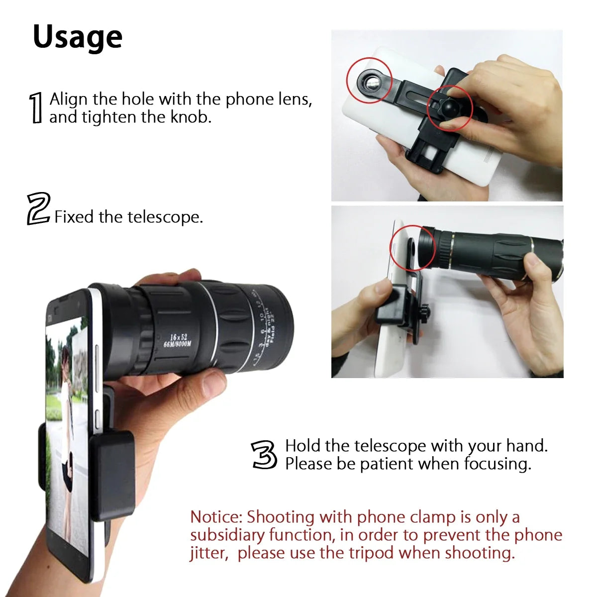 Adventure View | HD Monocular with Photo & Video Capture | Durable Design for Outdoor Exploration