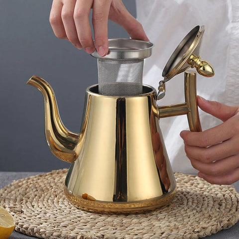 Premium Induction Kettle | Fast Boiling Stainless Steel Kettle with Integrated Filter for Clearer Water