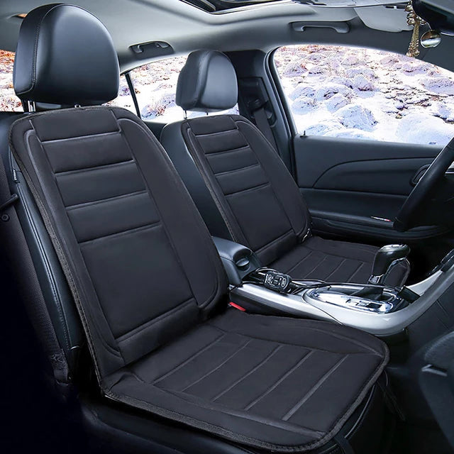 12V Car Seat Heating Pad Full Body Warmer for Winter Driving with Fast Heat-Up & Universal Fit for SUVs Trucks Vans