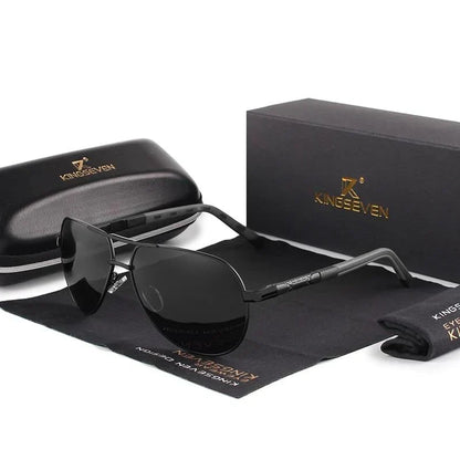 Men's Polarized Retro Sunglasses with UV400 Protection for Driving & Outdoor Activities