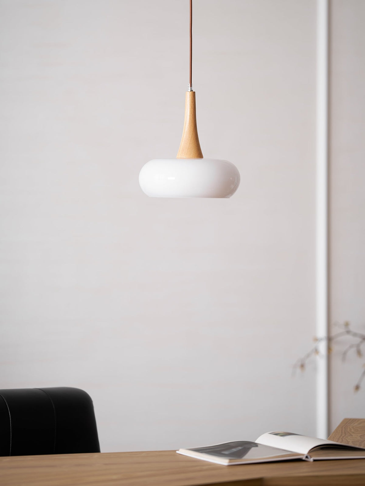 Hanging Light Fixture Metal Glass Wood Multi-Head Kitchen Island Dining Room Ceiling Lamp Indoor E26 E27 Socket Adjustable Wire Modern Home