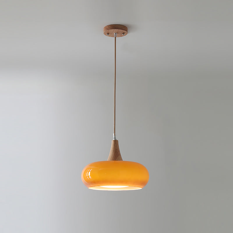 Hanging Light Fixture Metal Glass Wood Multi-Head Kitchen Island Dining Room Ceiling Lamp Indoor E26 E27 Socket Adjustable Wire Modern Home