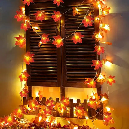 Guirlande lumineuse AutumnAura - LED basse consommation, décoration d'automne pour Halloween