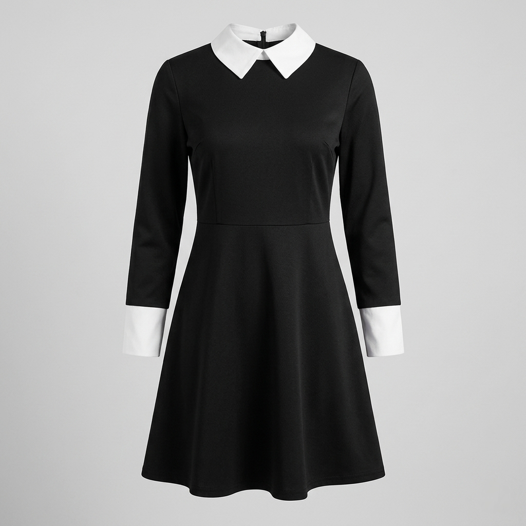 Ensemble de costume de cosplay gothique avec options de perruque pour événements à thème sombre